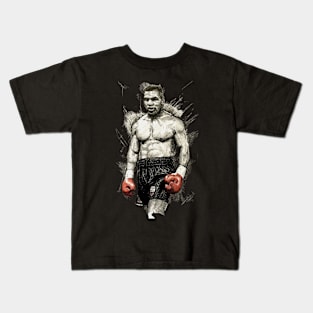 News Punch Out Boxing neng 3 Kids T-Shirt